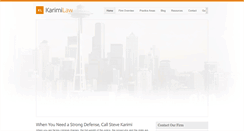 Desktop Screenshot of karimilawoffice.com