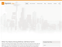 Tablet Screenshot of karimilawoffice.com